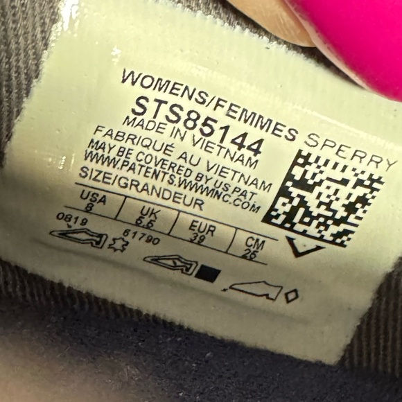 Sperry Top Side Women Seaside Quilted Suede Slip on Sneakers Gray 8 Memory Foam - Picture 13 of 13